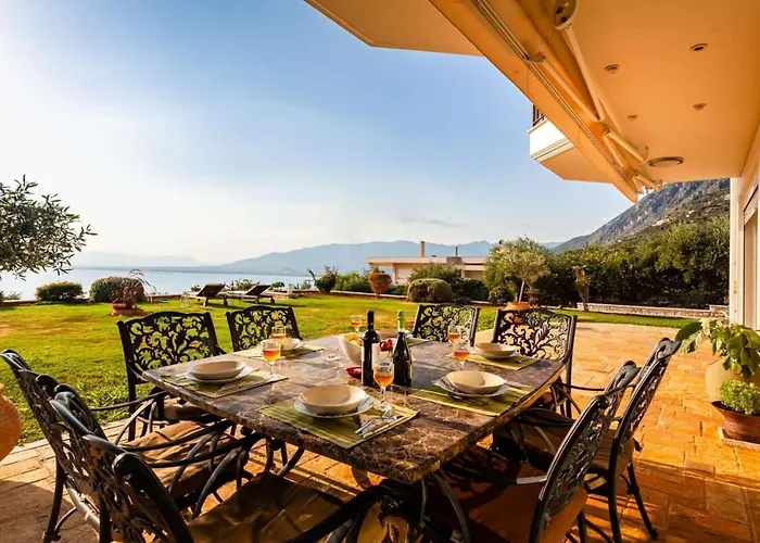 Sunset Paradise - Verga's Utimate Seaview Getaway Mikrá Mandínia