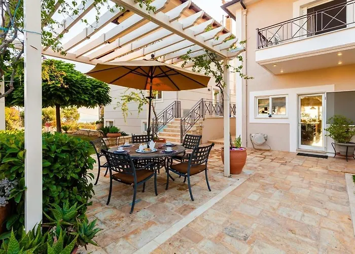 וילה Sunset Paradise - Verga's Utimate Seaview Getaway Mikrá Mandínia