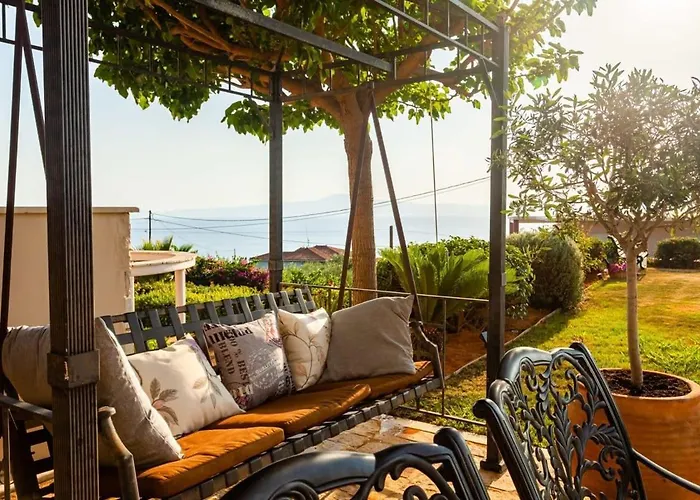 Sunset Paradise - Verga's Utimate Seaview Getaway וילה Mikrá Mandínia