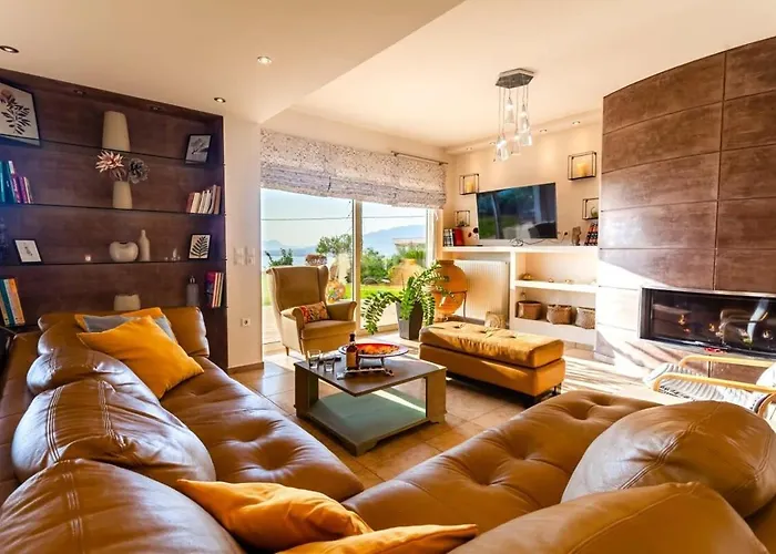 Sunset Paradise - Verga's Utimate Seaview Getaway * Mikrá Mandínia